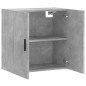 vidaXL Armario de pared madera de ingeniería gris hormigón 60x31x60 cm vidaXL Armario de pared madera de ingeniería gris hormigón 60x31x60 cm