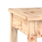 vidaXL Banco de jardín de 2 plazas madera maciza pino 159,5x44x45 cm