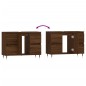 vidaXL Mueble de baño madera de ingeniería roble marrón 80x33x60 cm vidaXL Mueble de baño madera de ingeniería roble marrón 80x33x60 cm