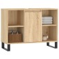 vidaXL Mueble de baño madera de ingeniería roble Sonoma 80x33x60 cm vidaXL Mueble de baño madera de ingeniería roble Sonoma 80x33x60 cm