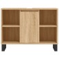 vidaXL Mueble de baño madera de ingeniería roble Sonoma 80x33x60 cm vidaXL Mueble de baño madera de ingeniería roble Sonoma 80x33x60 cm