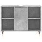 vidaXL Mueble de baño madera de ingeniería gris hormigón 80x33x60 cm vidaXL Mueble de baño madera de ingeniería gris hormigón 80x33x60 cm