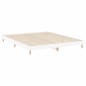 vidaXL Estructura de cama madera contrachapada blanca 180x200 cm