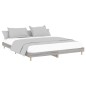 vidaXL Estructura de cama madera contrachapada gris Sonoma 200x200 cm