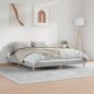 vidaXL Estructura de cama madera contrachapada gris Sonoma 200x200 cm