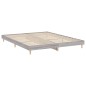 vidaXL Estructura de cama madera contrachapada gris Sonoma 200x200 cm