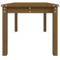 vidaXL Mesa de jardín madera maciza pino marrón miel 82,5x50,5x45 cm vidaXL Mesa de jardín madera maciza pino marrón miel 82,5x50,5x45 cm