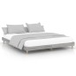 vidaXL Estructura de cama madera contrachapada gris Sonoma 120x200 cm vidaXL Estructura de cama madera contrachapada gris Sonoma 120x200 cm