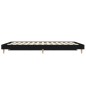 vidaXL Estructura de cama de madera contrachapada negra 140x190 cm