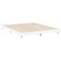vidaXL Estructura de cama con LED madera maciza blanca 200x200 cm vidaXL Estructura de cama con LED madera maciza blanca 200x200 cm