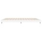 vidaXL Estructura de cama con LED madera maciza blanca 200x200 cm vidaXL Estructura de cama con LED madera maciza blanca 200x200 cm