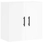 vidaXL Armario de pared madera de ingeniería blanco brillo 60x31x60 cm