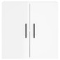 vidaXL Armario de pared madera de ingeniería blanco brillo 60x31x60 cm