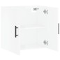 vidaXL Armario de pared madera de ingeniería blanco brillo 60x31x60 cm