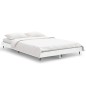 vidaXL Estructura de cama de madera contrachapada blanca 120x190 cm vidaXL Estructura de cama de madera contrachapada blanca 120x190 cm