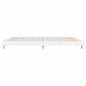 vidaXL Estructura de cama madera contrachapada blanco brillo 180x200cm vidaXL Estructura de cama madera contrachapada blanco brillo 180x200cm