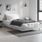 vidaXL Estructura de cama madera contrachapada gris hormigón 90x200cm vidaXL Estructura de cama madera contrachapada gris hormigón 90x200cm