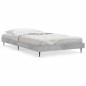 vidaXL Estructura de cama madera contrachapada gris hormigón 90x200cm vidaXL Estructura de cama madera contrachapada gris hormigón 90x200cm