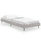 vidaXL Estructura de cama madera contrachapada gris Sonoma 75x190 cm vidaXL Estructura de cama madera contrachapada gris Sonoma 75x190 cm