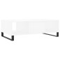 vidaXL Mesa de centro madera de ingeniería blanco 104x60x35 cm vidaXL Mesa de centro madera de ingeniería blanco 104x60x35 cm
