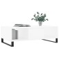 vidaXL Mesa de centro madera de ingeniería blanco 104x60x35 cm vidaXL Mesa de centro madera de ingeniería blanco 104x60x35 cm