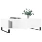 vidaXL Mesa de centro madera de ingeniería blanco 104x60x35 cm vidaXL Mesa de centro madera de ingeniería blanco 104x60x35 cm