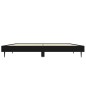 vidaXL Estructura de cama de madera contrachapada negra 140x190 cm vidaXL Estructura de cama de madera contrachapada negra 140x190 cm