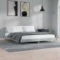 vidaXL Estructura de cama madera contrachapada gris hormigón 160x200cm