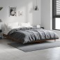 vidaXL Estructura de cama madera contrachapada marrón roble 140x190 cm