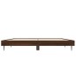 vidaXL Estructura de cama madera contrachapada marrón roble 140x190 cm