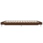 vidaXL Estructura de cama madera contrachapada marrón roble 140x190 cm