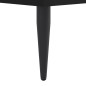 vidaXL Estructura de cama madera contrachapada negra 135x190 cm
