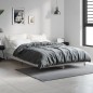 vidaXL Estructura de cama madera contrachapada gris Sonoma 120x190 cm vidaXL Estructura de cama madera contrachapada gris Sonoma 120x190 cm