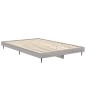 vidaXL Estructura de cama madera contrachapada gris Sonoma 120x190 cm vidaXL Estructura de cama madera contrachapada gris Sonoma 120x190 cm