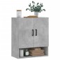 vidaXL Armario de pared madera de ingeniería gris hormigón 60x31x70 cm