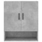 vidaXL Armario de pared madera de ingeniería gris hormigón 60x31x70 cm