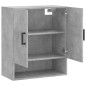 vidaXL Armario de pared madera de ingeniería gris hormigón 60x31x70 cm