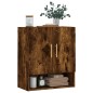 vidaXL Armario de pared madera de ingeniería roble ahumado 60x31x70 cm vidaXL Armario de pared madera de ingeniería roble ahumado 60x31x70 cm