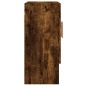 vidaXL Armario de pared madera de ingeniería roble ahumado 60x31x70 cm vidaXL Armario de pared madera de ingeniería roble ahumado 60x31x70 cm