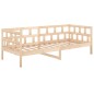 vidaXL Sofá cama madera maciza de pino 80x200 cm vidaXL Sofá cama madera maciza de pino 80x200 cm