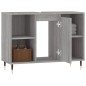 vidaXL Mueble de baño madera de ingeniería gris Sonoma 80x33x60 cm vidaXL Mueble de baño madera de ingeniería gris Sonoma 80x33x60 cm