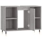 vidaXL Mueble de baño madera de ingeniería gris Sonoma 80x33x60 cm vidaXL Mueble de baño madera de ingeniería gris Sonoma 80x33x60 cm