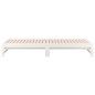 vidaXL Sofá cama extraíble madera maciza de pino blanco 2x(90x200) cm vidaXL Sofá cama extraíble madera maciza de pino blanco 2x(90x200) cm
