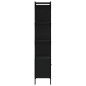 vidaXL Estantería con puerta madera negra 44,5x30x154,5 cm vidaXL Estantería con puerta madera negra 44,5x30x154,5 cm