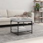 vidaXL Mesa de centro madera de ingeniería gris Sonoma 49,5x49,5x45 cm vidaXL Mesa de centro madera de ingeniería gris Sonoma 49,5x49,5x45 cm
