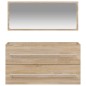 vidaXL Armario de baño con espejo madera de ingeniería roble Sonoma vidaXL Armario de baño con espejo madera de ingeniería roble Sonoma