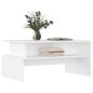 vidaXL Mesa de centro madera de ingeniería blanco 90x55x42,5 cm vidaXL Mesa de centro madera de ingeniería blanco 90x55x42,5 cm