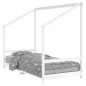 vidaXL Estructura de cama para niños madera de pino blanco 90x190 cm