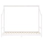 vidaXL Estructura de cama para niños madera de pino blanco 90x190 cm