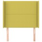vidaXL Cabecero con orejas de tela verde 93x16x118/128 cm vidaXL Cabecero con orejas de tela verde 93x16x118/128 cm